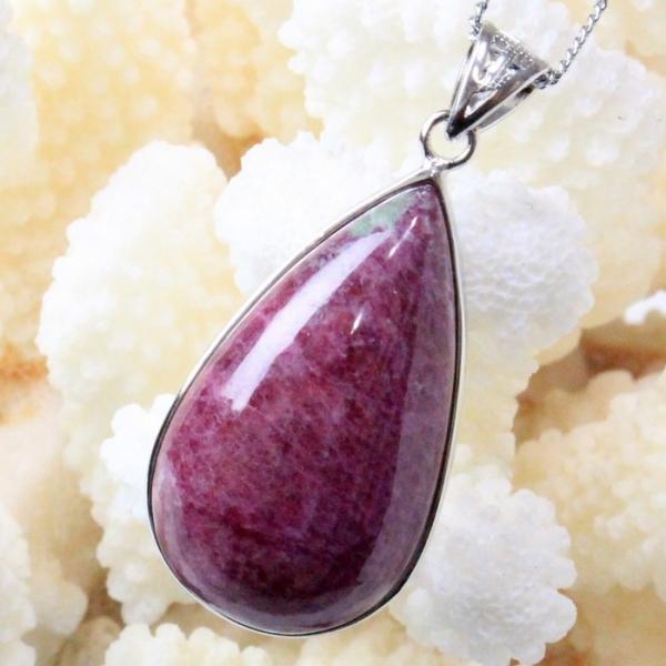 ルビーインゾイサイト ペンダント ネックレス ペンダントトップ Pendant Necklace R...