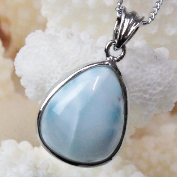 ラリマー ペンダント ネックレス ペンダントトップ Pendant Necklace Larimar...