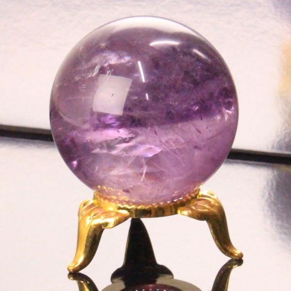 アメジスト 丸玉 水晶玉 球体 丸玉 玉 球 原石 Ball 大玉 Amethyst 紫水晶 魔除け...