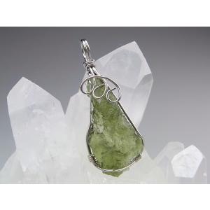 モルダバイト ペンダント ネックレス moldavite 天...