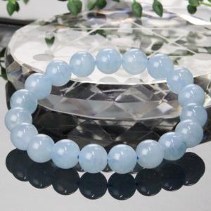 一点物 9mm玉】 アクアマリン ブレスレット Bracelet Bangle 腕輪