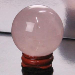 【一点物 47mm玉】 ローズクォーツ 丸玉 水晶玉 球体 丸玉 玉 球 原石 Ball 大玉 rose quartz 紅水晶 魔除け 置物 浄化用 お守り 一点物｜lulu-house