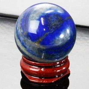 ラピスラズリ 丸玉 原石 一点物 瑠璃 水晶玉 天然石【40mm玉