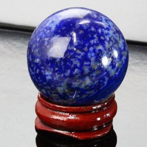 35mm玉】ラピスラズリ 丸玉 水晶球 置物 水晶玉 原石 球体 lapis 青