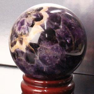 GOLD STONE アメジスト 紫水晶 丸玉 虹入り レインボー ブラジル