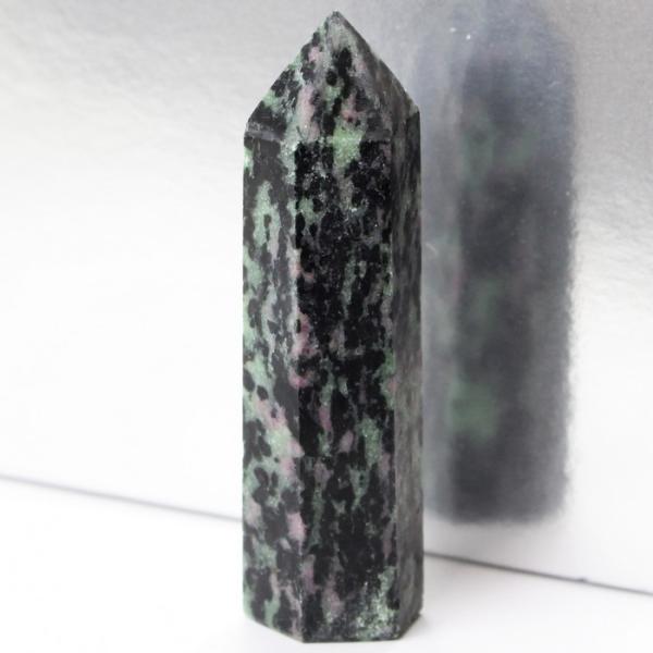 ルビーインゾイサイト 原石 ポイント ポイント インテリア Point 浄化 柱 石 置物 原石 ル...