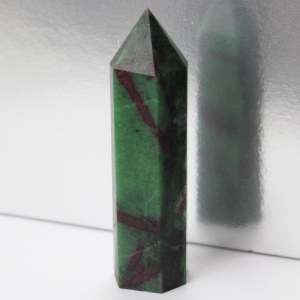 ルビーインゾイサイト 原石 ポイント Point 浄化 柱 石 置物 原石 ポイント ルビー rub...