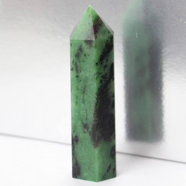 ルビーインゾイサイト 原石 ポイント 原石 ポイント Point 浄化 柱 石 置物 ルビー rub...