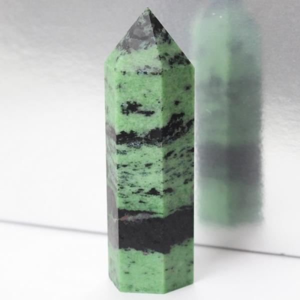 ルビーインゾイサイト 原石 ポイント ポイント インテリア Point 浄化 柱 石 置物 原石 ル...