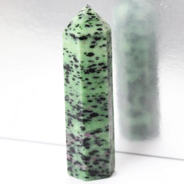 ルビーインゾイサイト 原石 ポイント Point 浄化 柱 石 置物 原石 ポイント ルビー rub...