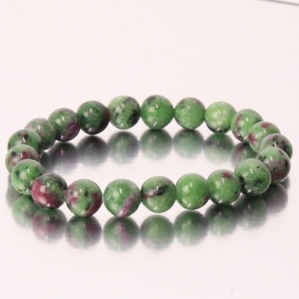 ルビーインゾイサイト ブレスレット Bracelet ブレスレット 数珠 ルビーインゾイサイトブレス...