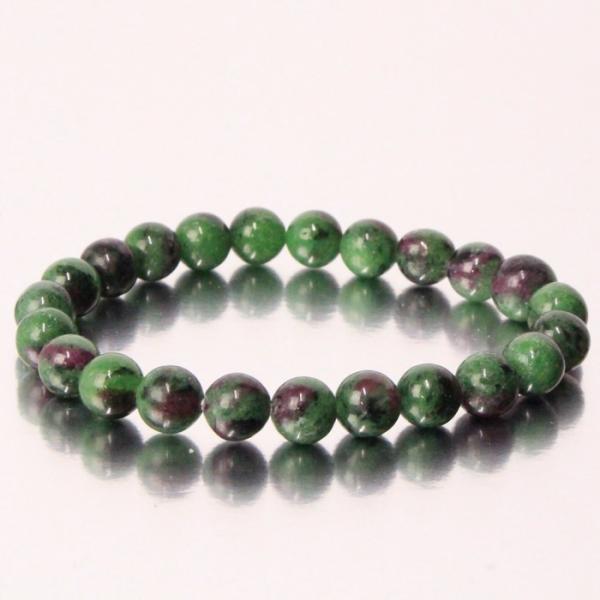 ルビーインゾイサイト ブレスレット 【レア 1点物】 ブレス バングル ブレスレット Bracele...