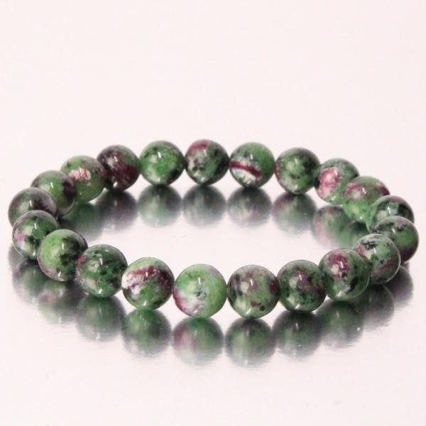 ルビーインゾイサイト ブレスレット 【一点物 現物】 Bracelet 腕輪 ブレスレット ブレス ...
