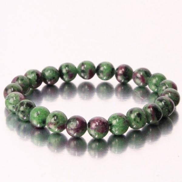 ルビーインゾイサイト ブレスレット 【厳選 一点物】 Bracelet 腕輪 ブレスレット ブレス ...