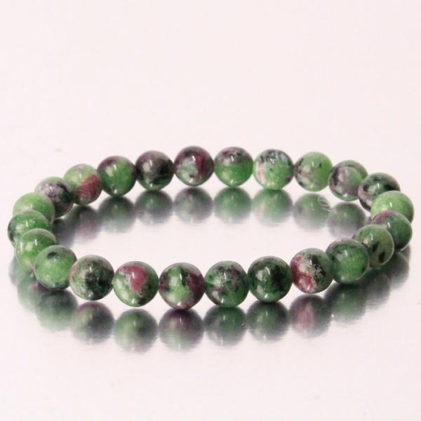 ルビーインゾイサイト ブレスレット 【厳選 一点物】 Bracelet 腕輪 ブレスレット ブレス ...