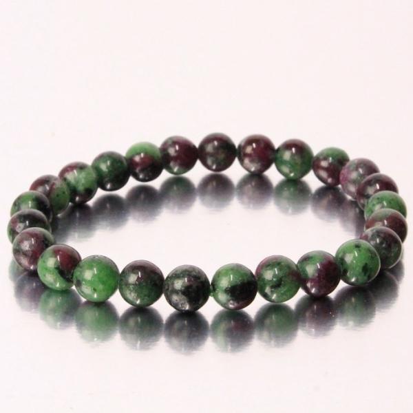 ルビーインゾイサイト ブレスレット 【厳選 一点物】 Bracelet 腕輪 ブレスレット ブレス ...