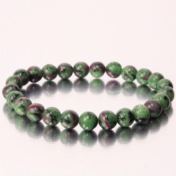 ルビーインゾイサイト ブレスレット Bracelet ブレスレット 数珠 ルビーインゾイサイトブレス...