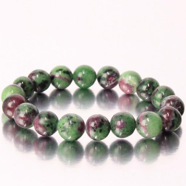 ルビーインゾイサイト ブレスレット Bracelet ブレスレット 数珠 ルビーインゾイサイトブレス...