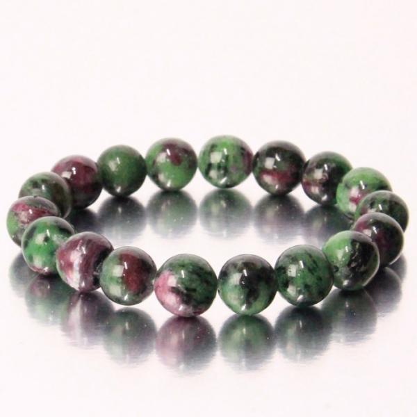 ルビーインゾイサイト ブレスレット Bracelet ブレスレット 数珠 ルビーインゾイサイトブレス...