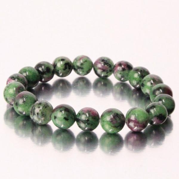 ルビーインゾイサイト ブレスレット 【一点物 現物】 Bracelet 腕輪 ブレスレット ブレス ...