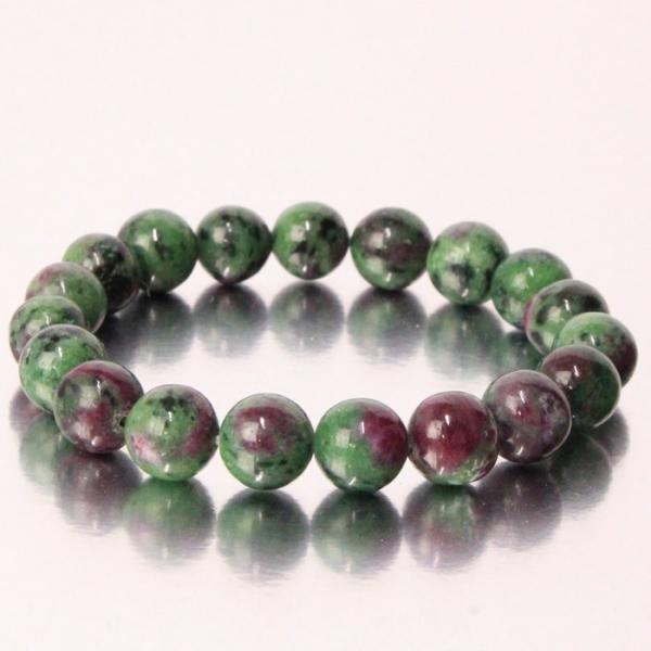 ルビーインゾイサイト ブレスレット Bracelet 数珠 ルビーインゾイサイトブレスレット パワー...