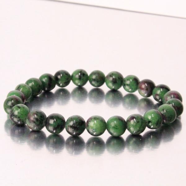 ルビーインゾイサイト ブレスレット ブレス 数珠 腕輪 Bracelet ブレスレット ルビーインゾ...