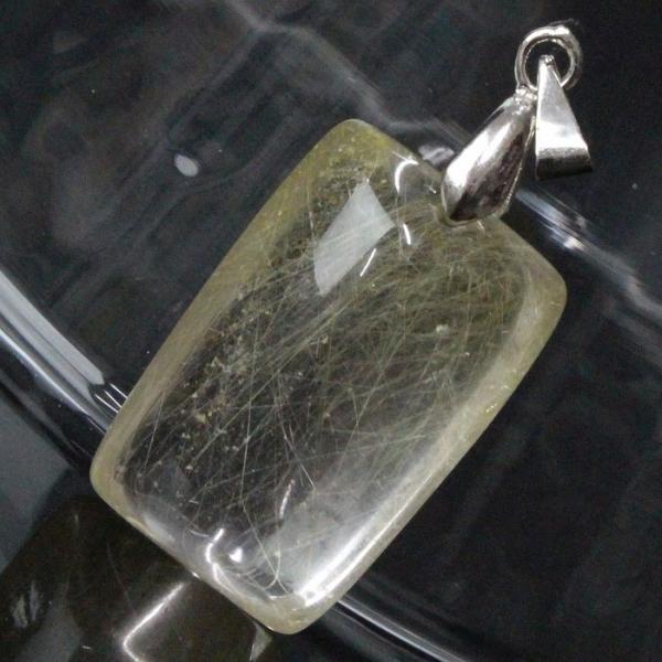 ルチルクォーツ ペンダント 【高品質 一点物】 ルチルクオーツ rutile quartz 金針水晶...