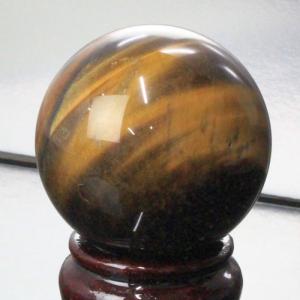 タイガーアイ 丸玉 【51mm レア 1点物】 大玉 球体 置物 水晶玉 原石