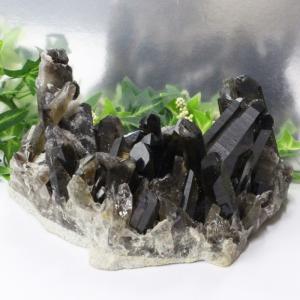 モリオン クラスター 原石 石 モリオンクラスター Morion 黒水晶 魔