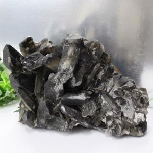 スモーキークォーツ クラスター モリオン 黒水晶 煙水晶 原石 ブラジル