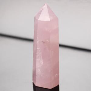 ローズクォーツ ポイント Point 浄化 柱 石 置物 原石 Rose Quartz 紅