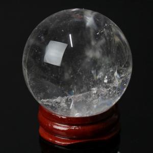 クォーツ　球体 水晶　本物 トップクォリティ]クォーツインクォーツ丸玉/貫入水晶スフィア（直径