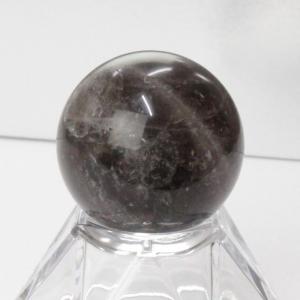 モリオン 丸玉 【42mm おすすめの逸品】 大玉 水晶玉 原石 モリオン丸