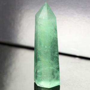 フローライト ポイント グリーンフローライト 蛍石 緑 原石 クラスター