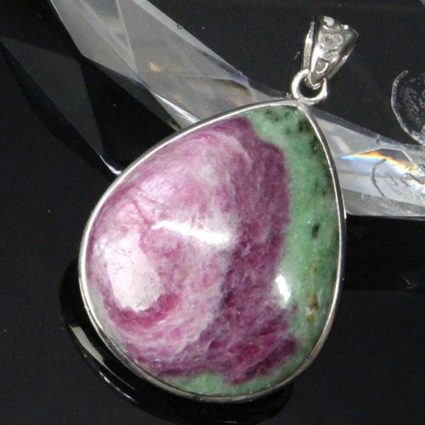 ルビーインゾイサイト ネックレス  ネックレス ペンダントトップ ルビーインゾイサイトネックレス  ...