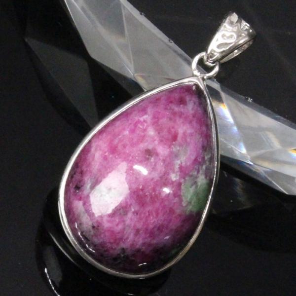 ルビーインゾイサイト ペンダント  ぺんだんと ネックレス ルビーインゾイサイトペンダント メンズ ...