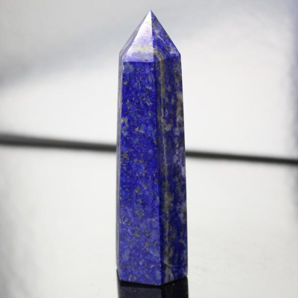 ラピスラズリ ポイント 【一点物 限定品】 柱 石 鉱石 置物 インテリア ラピスラズリポイント 魔...