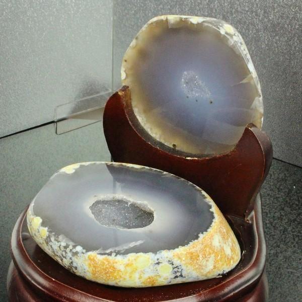 トレジャーメノウ ジオード 原石 agate サンダーエッグ Cluster 天然石