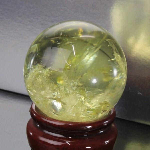 シトリン 丸玉 水晶玉 citrine 黄水晶 Gemstone パワーストーン【45mm】