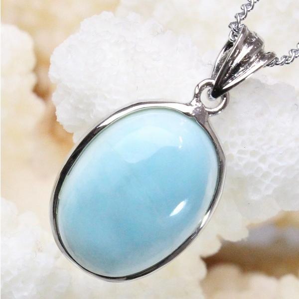 ラリマー ペンダント ネックレス larimar ペクトライト Pendant ｜メンズ レディース...