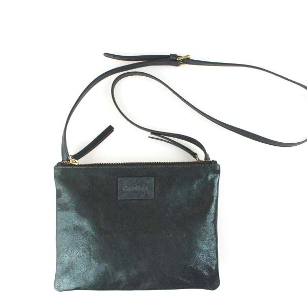 コテラック Cotelac メタリックグリーン　ショルダーバッグ