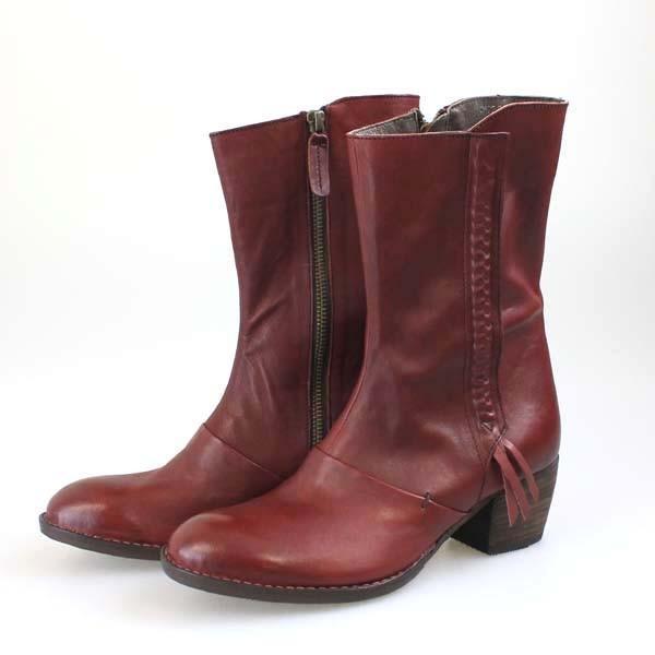 SAYA ラボキゴシ アブソルテ サイドジップカラーショートブーツ