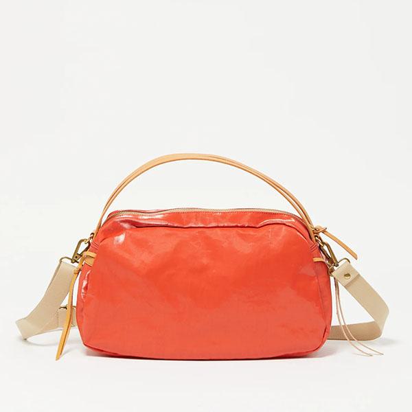 JACKGOMME ジャックゴム LEBOWL リネン ボウリングバッグ　楕円ショルダーバッグ