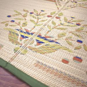 い草ラグ 2畳 191×191cm (K4-0...の詳細画像2