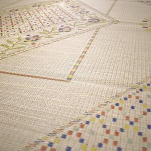 い草ラグ 2畳 191×191cm (K4-0...の詳細画像3