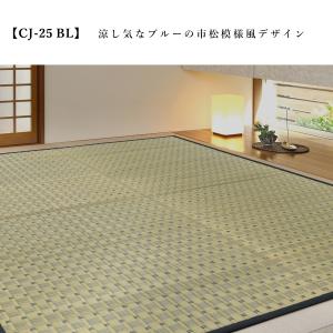い草ラグ 2畳 176×176cm とんぼ リ...の詳細画像3
