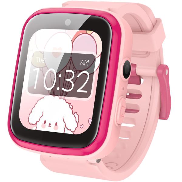 AGPTEK 日本正規品 キッズ 腕時計 子供用 スマートウォッチ 【32GB内蔵 1.69イン