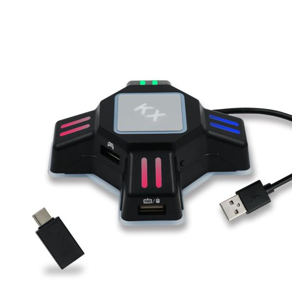 Mcbazel KX キーボード・マウスコンバーター 高性能 FPSゲーム用 プラグアンドプ