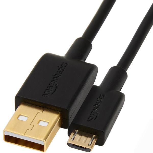Amazonベーシック マイクロ USB ケーブル プリンター対応 1.8m (USB-A 2.0 ...