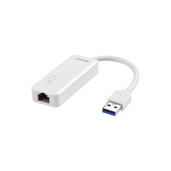 バッファロー BUFFALO 有線LANアダプター LUA4-U3-AGTE-WH ホワイトGiga...
